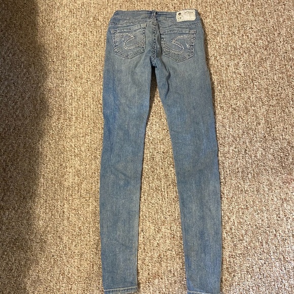 Silver Camden Skinny Jeans W25 L31 - Picture 2 of 8